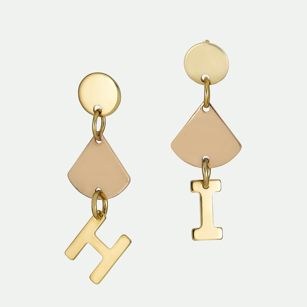 Letter Earrings